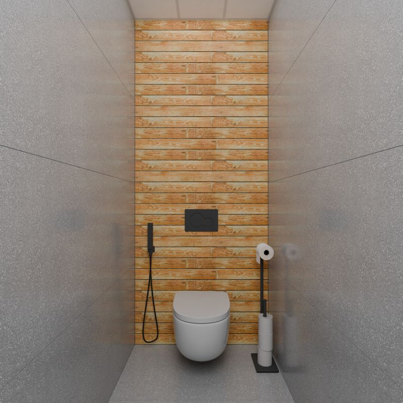 Fali WC szett, perem nélküli, soft-close